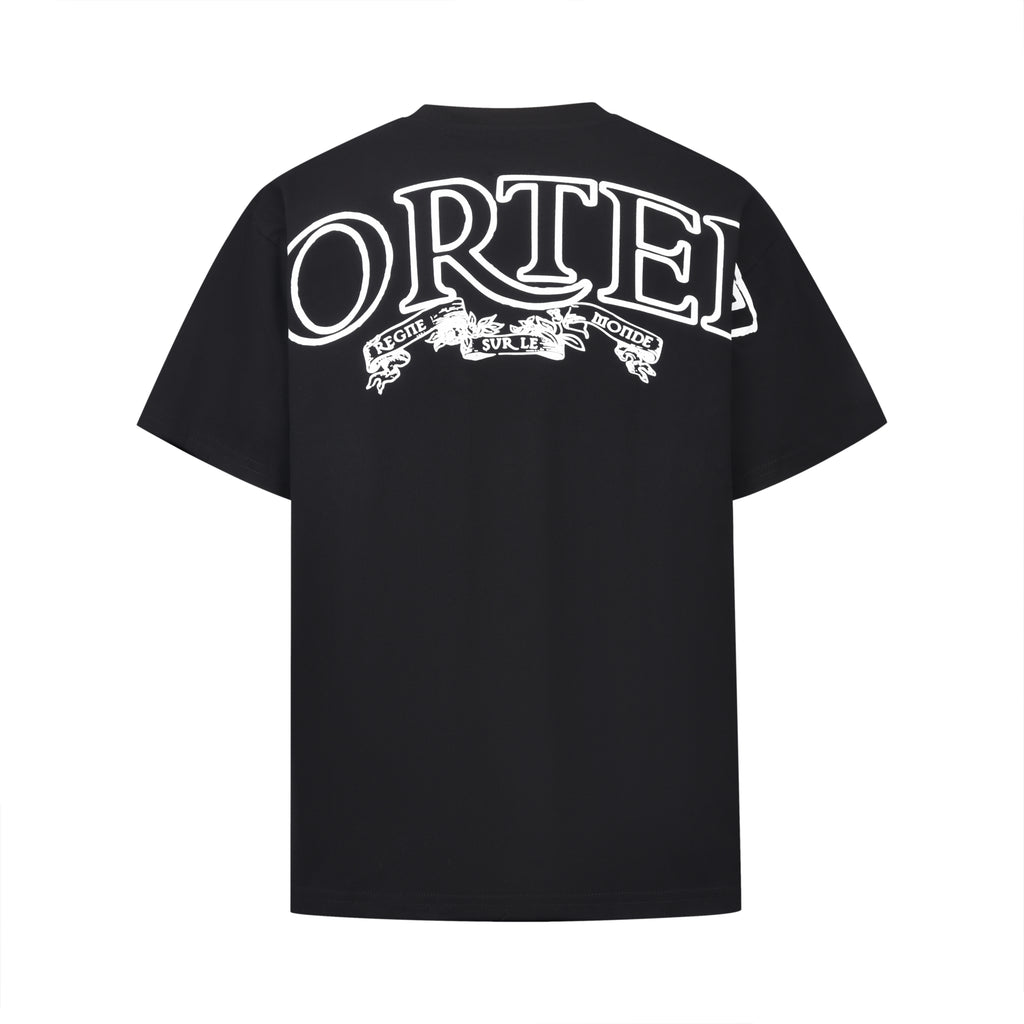 BLACK/WHITE ROYALE TEE