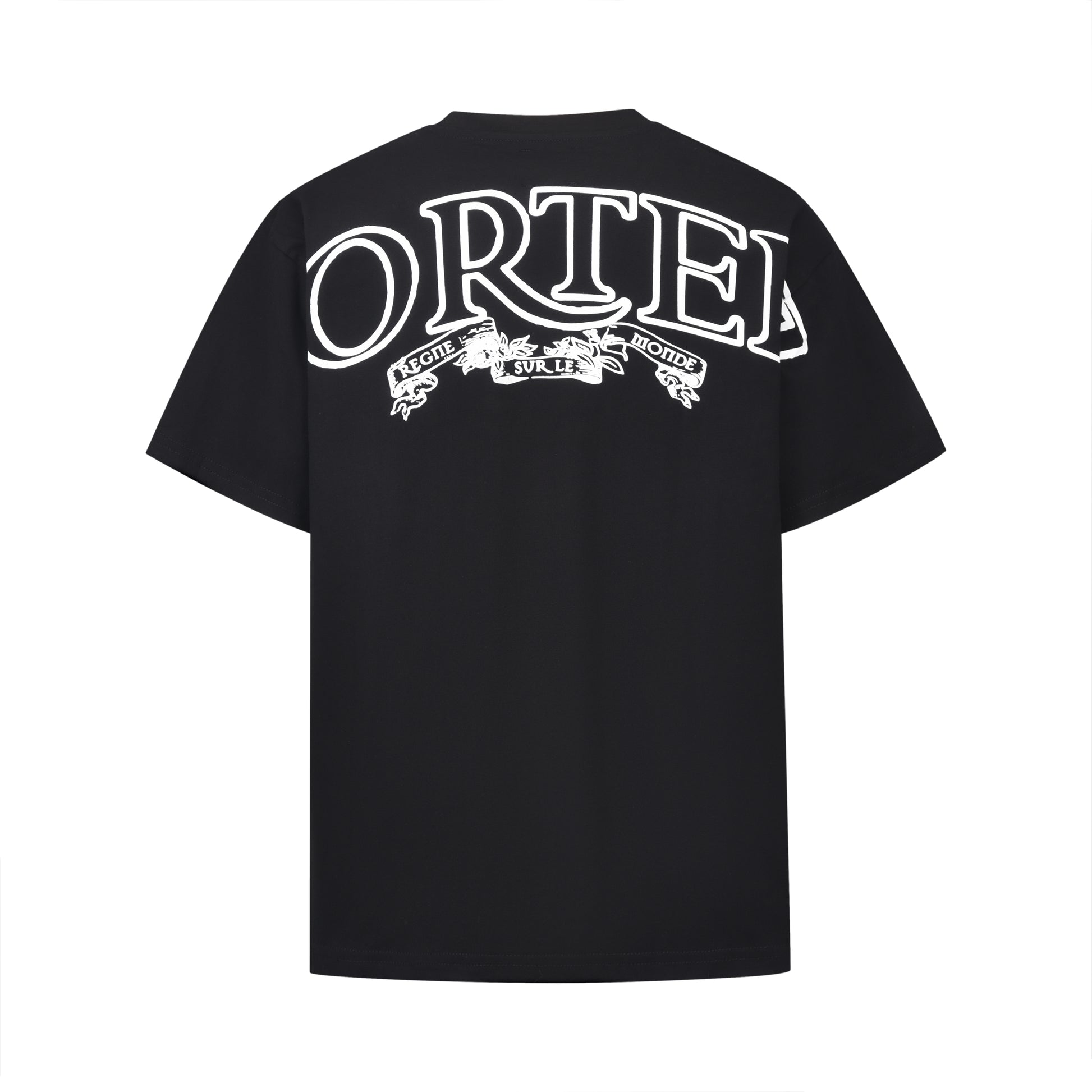 BLACK/WHITE ROYALE TEE