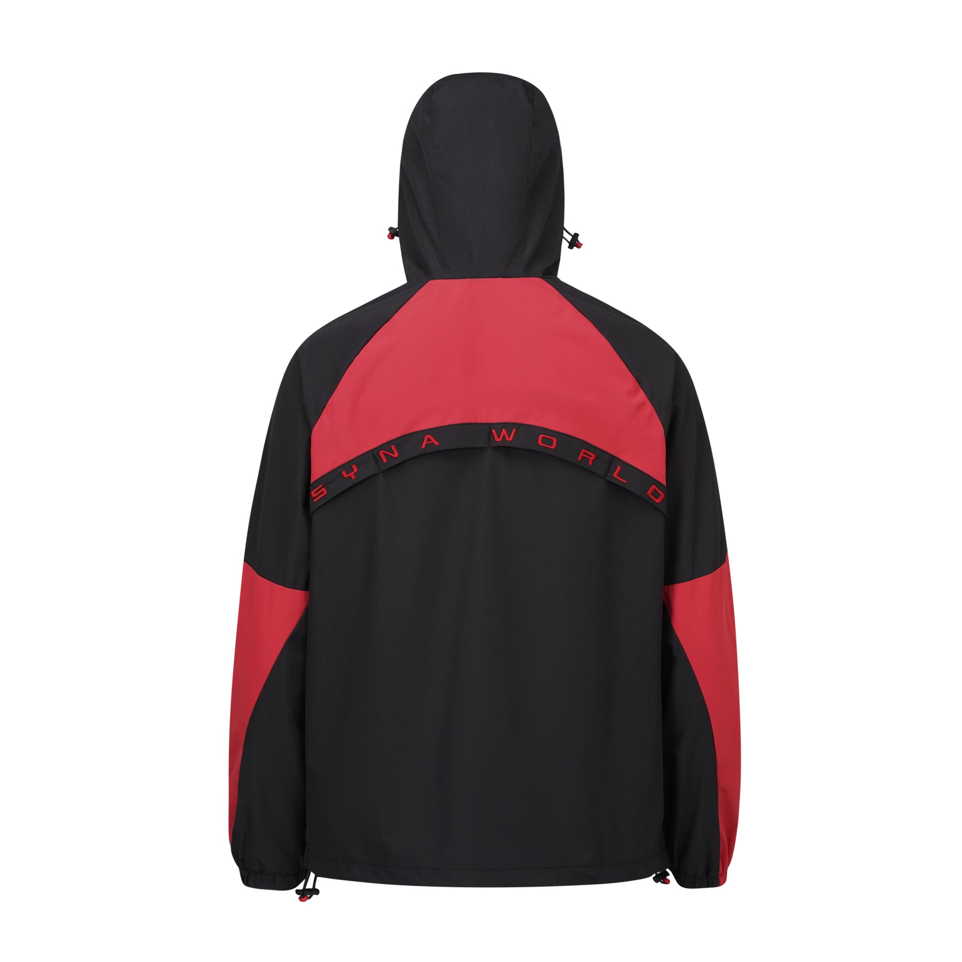 BLACK/RED VORTEX WOVEN JACKET