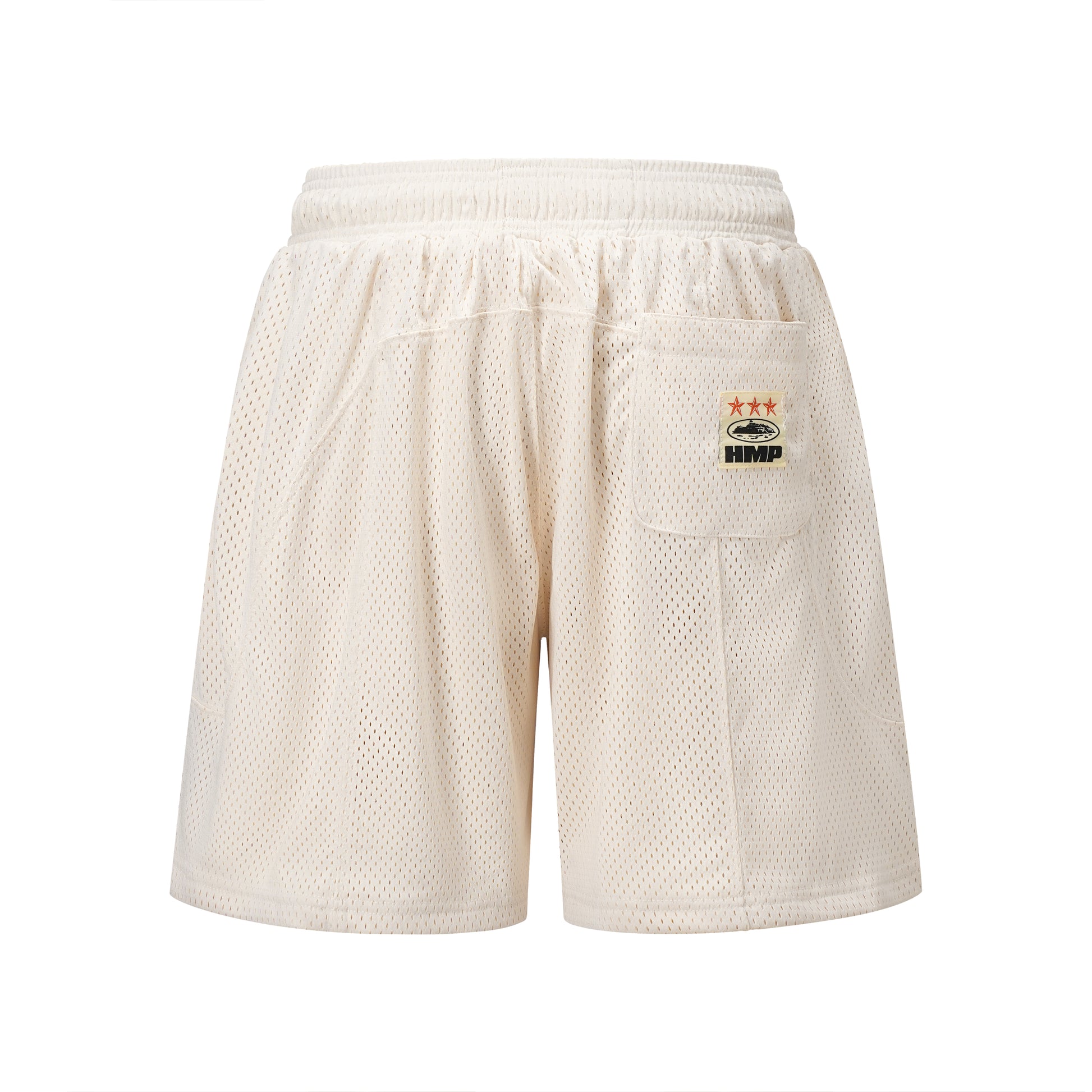 CREAM HMP MESH PANEL SHORT