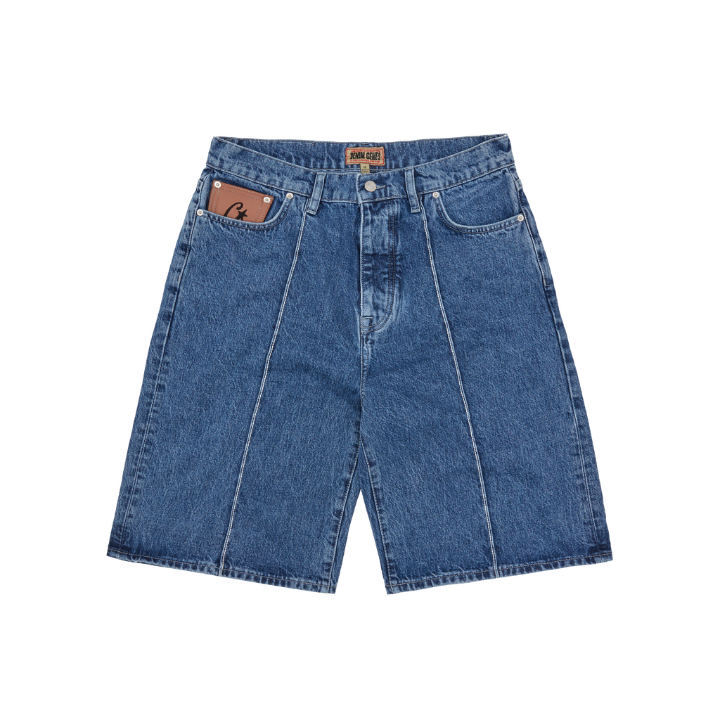 FADED BLUE C-STAR DENIM SHORTS