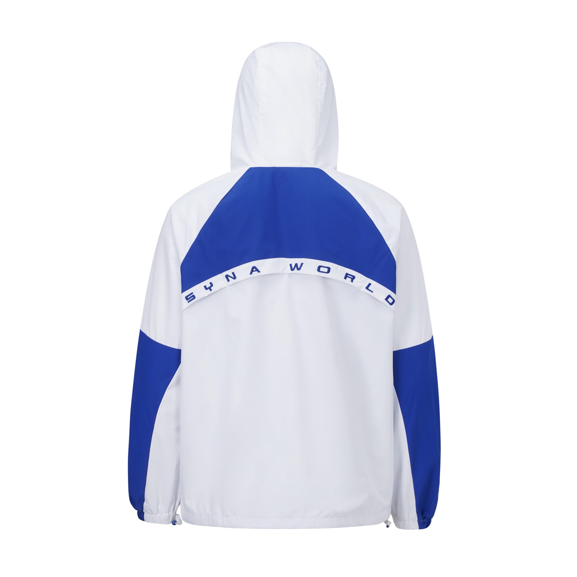 WHITE/BLUE VORTEX WOVEN JACKET
