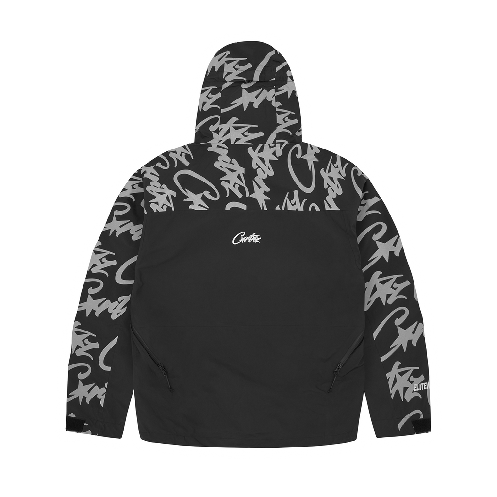 BLACK ELITEWORK™ WATERPROOF SHELL JACKET V2