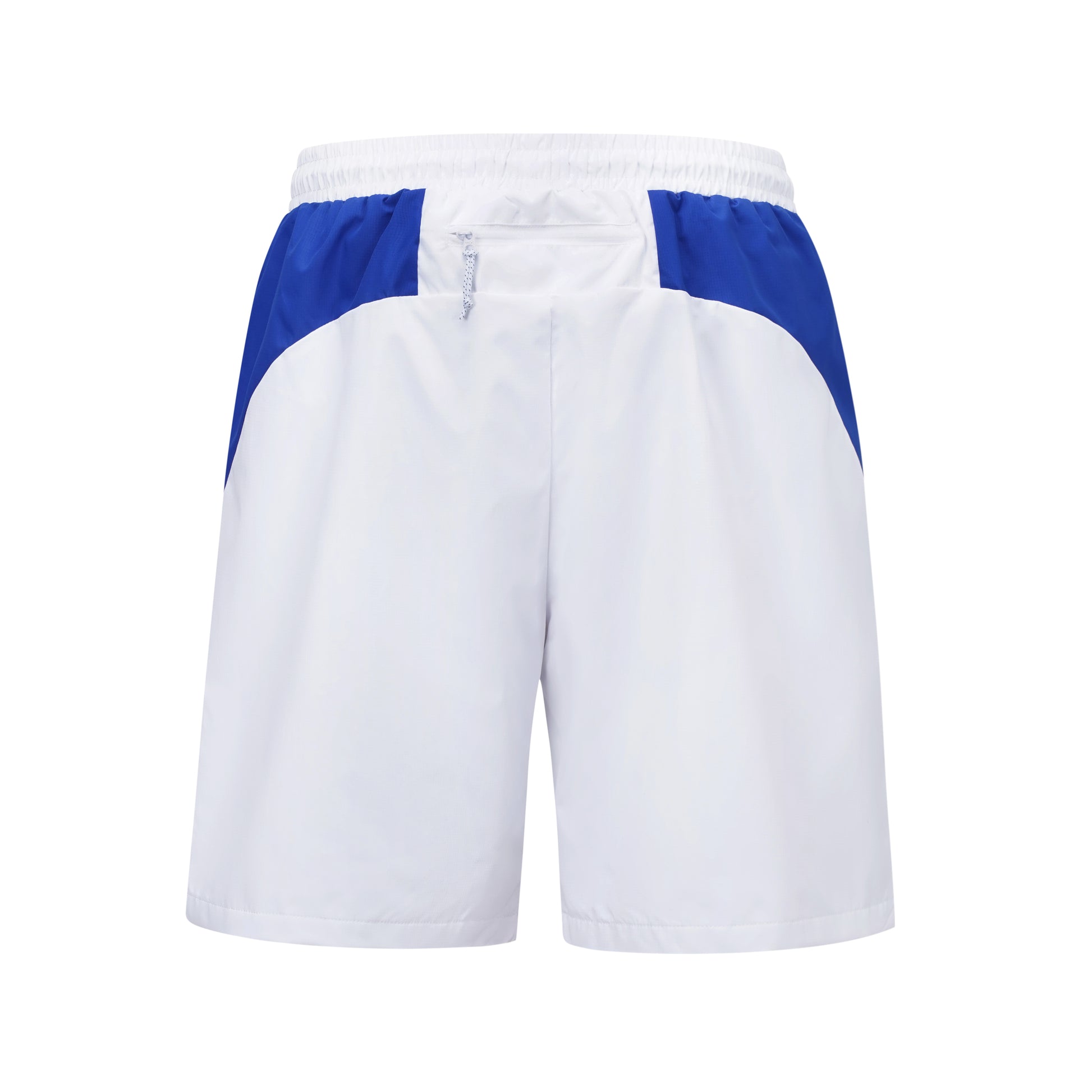 WHITE/BLUE VORTEX WOVEN SHORT