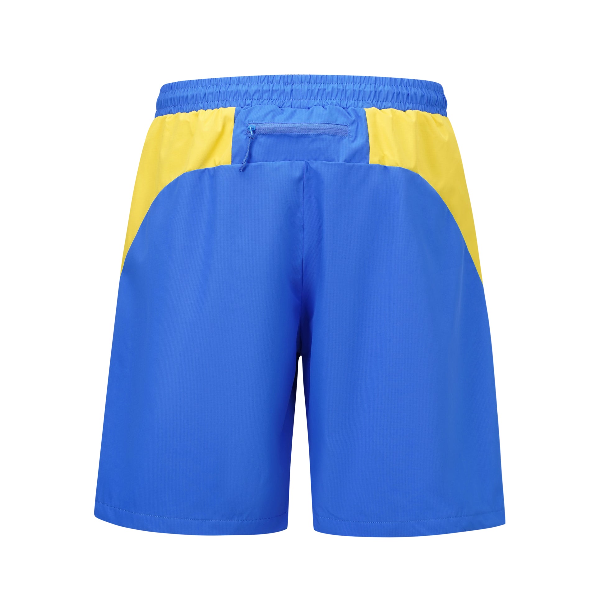 BLUE/YELLOW VORTEX WOVEN SHORT
