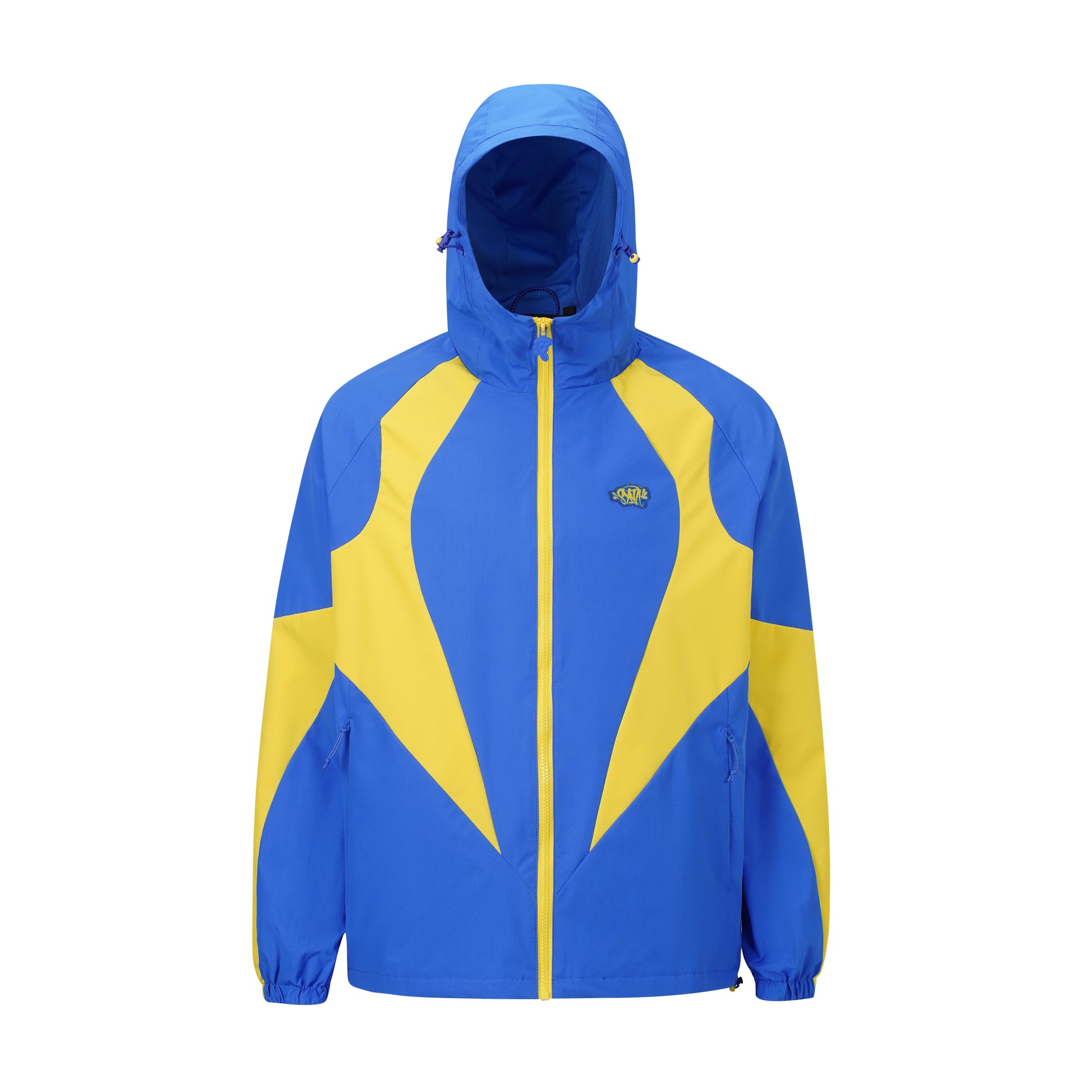 BLUE/YELLOW VORTEX WOVEN JACKET