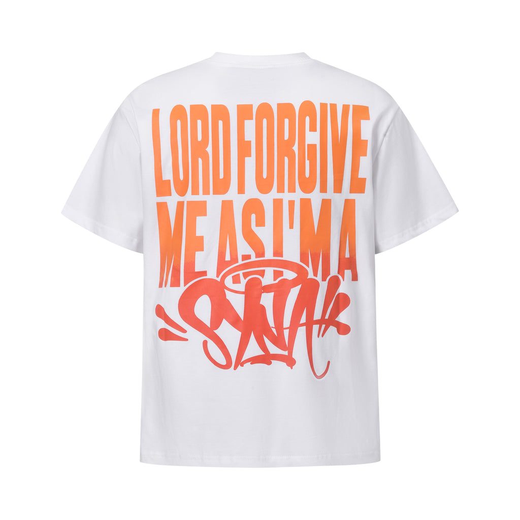 WHITE LORD FORGIVE ME ASI'MA TEE